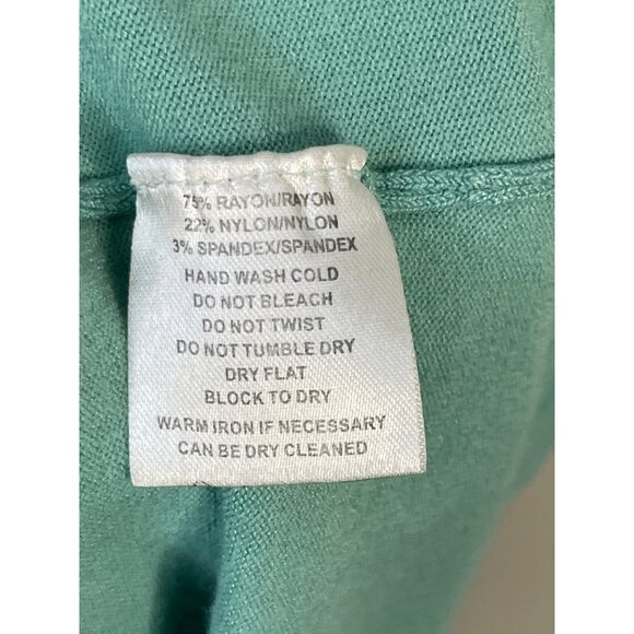 Cheryl Nash Windridge Womens Mint Green Sweater & Tank Top Set - Picture 7 of 8
